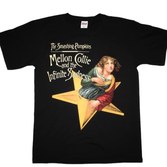 NWT The Smashing Pumpkins Unisex - men’s Large/womens 1X- 25” ptp - Picture 1 of 10